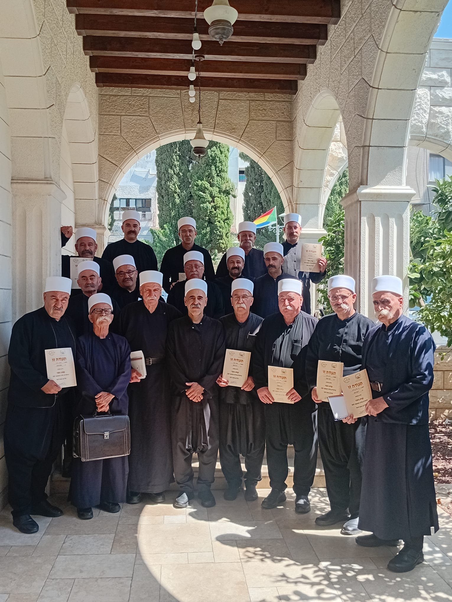 יהודה חטיב - סיום קורס גישור אימאמים דרוזים